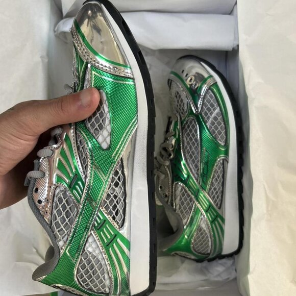 Bottega Veneta Orbit Sneaker - Silver Parakeet - Picture 3 of 4